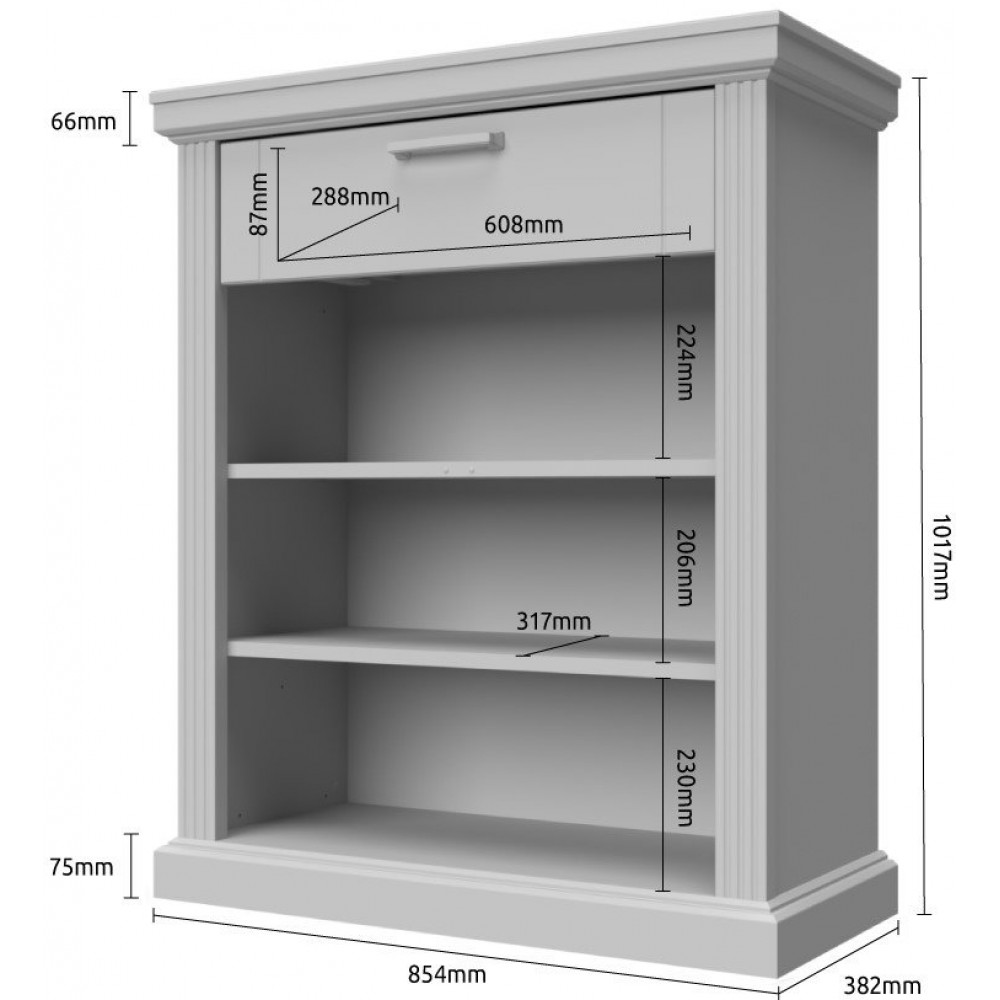 Παπουτσοθήκη Tahoma 86x38x102