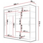 Ντουλάπα London VI συρόμενη