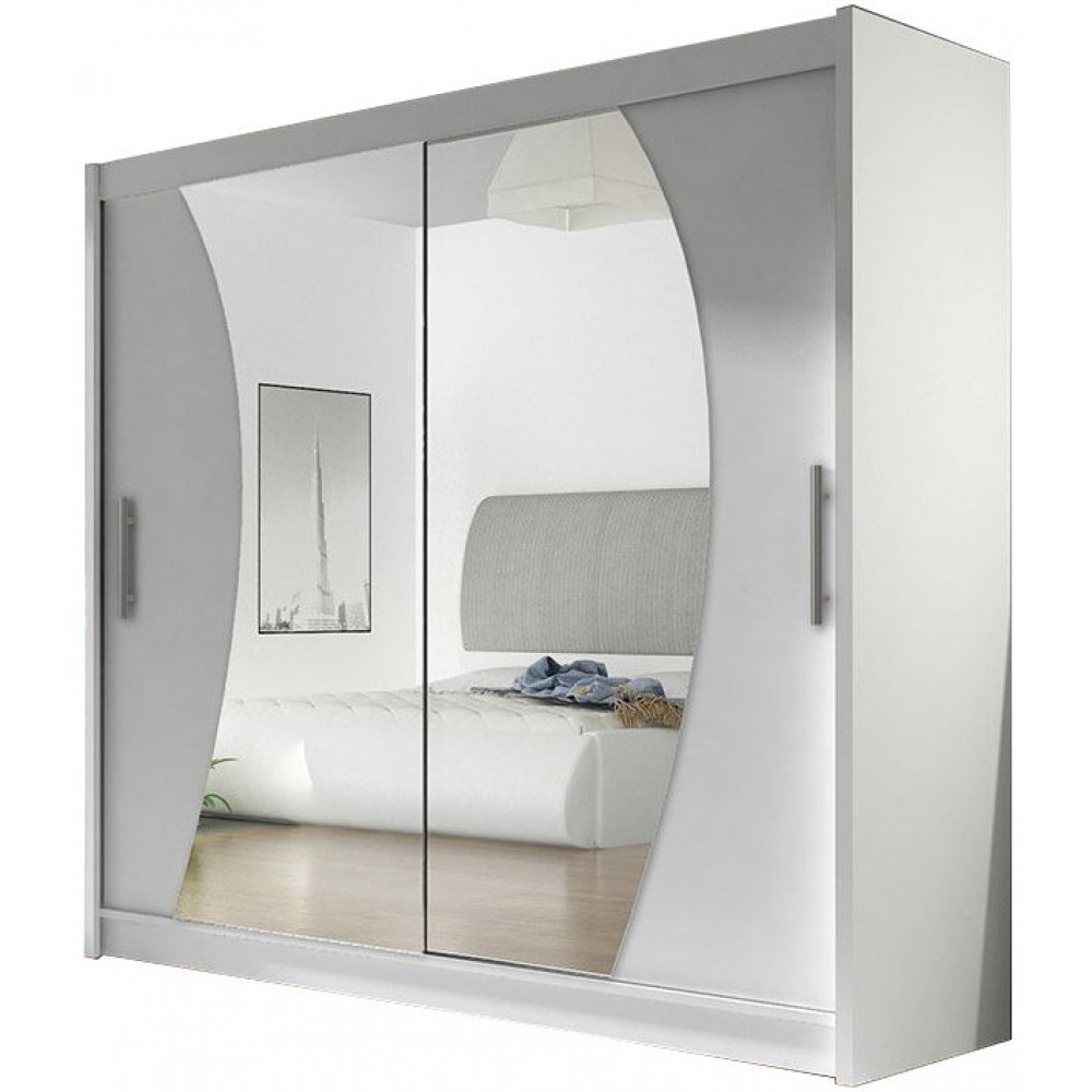 Ντουλάπα London IX συρόμενη-Leuko