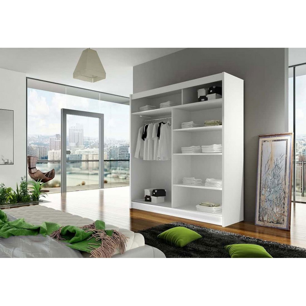 Ντουλάπα London IX συρόμενη-Leuko