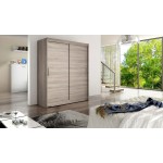 Ντουλάπα Westa I συρόμενη-Cappuccino