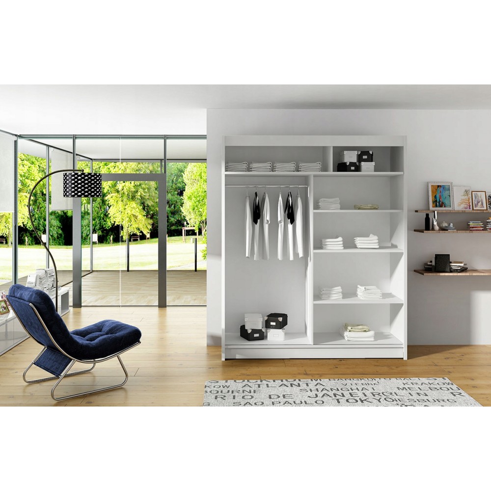 Ντουλάπα Westa I συρόμενη-Cappuccino