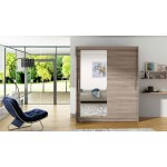 Ντουλάπα Westa VI συρόμενη-Cappuccino