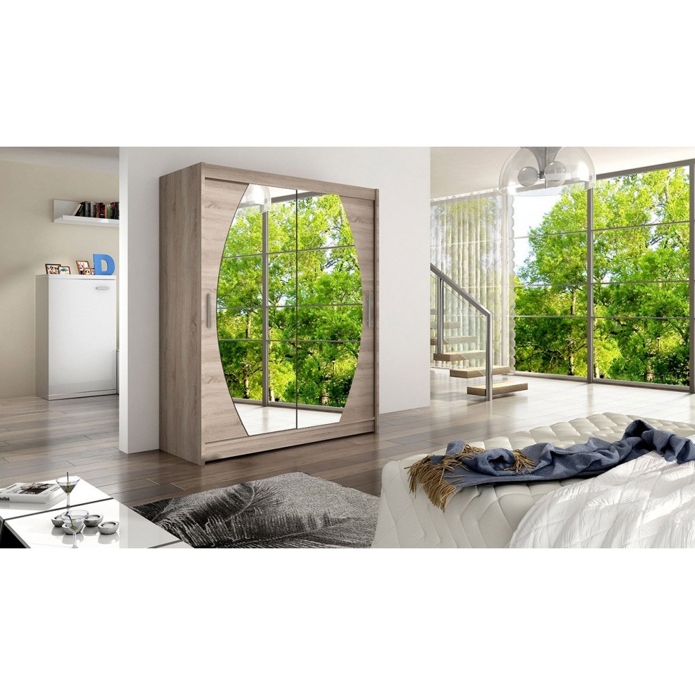 Ντουλάπα Westa VIII συρόμενη-Cappuccino