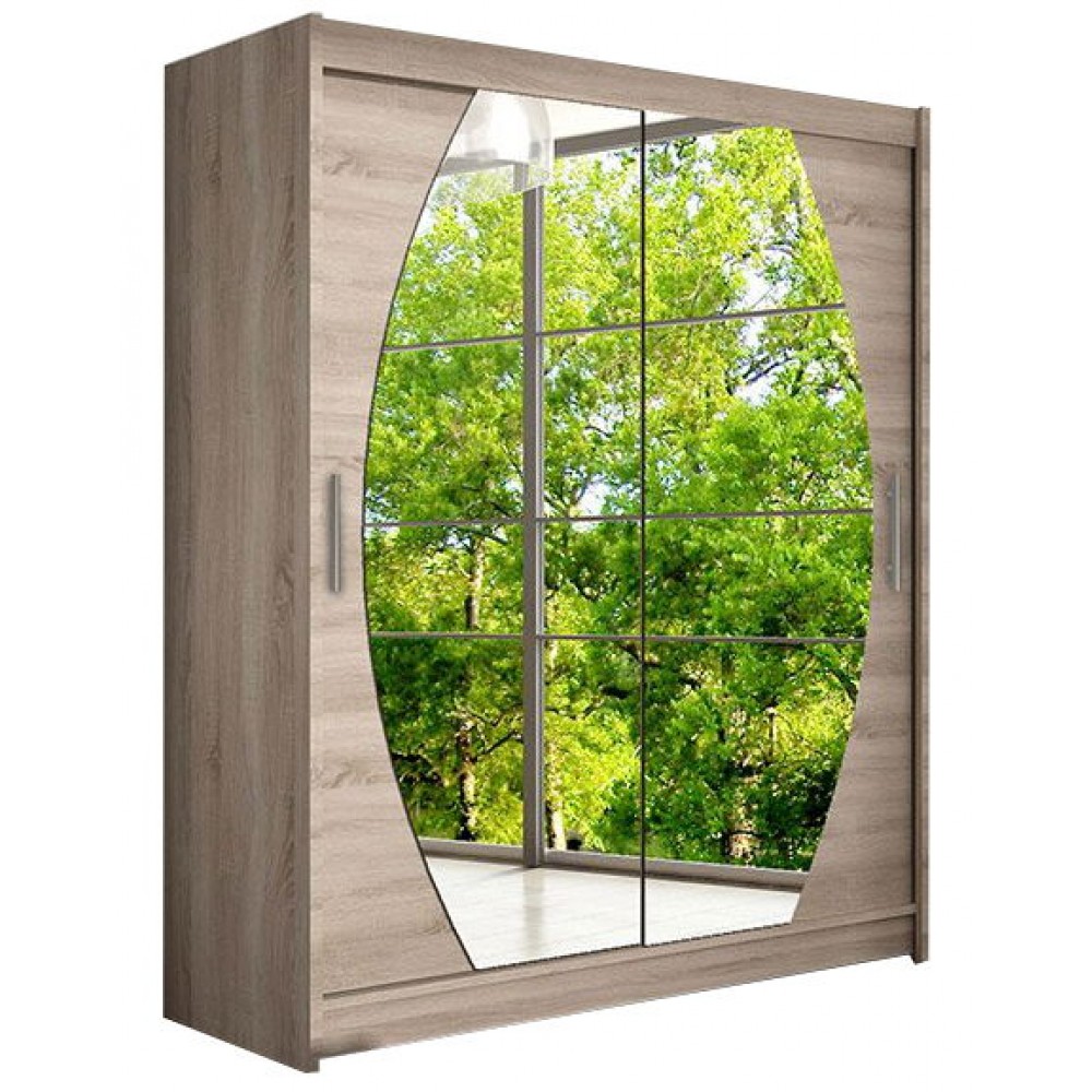 Ντουλάπα Westa VIII συρόμενη-Cappuccino