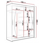 Ντουλάπα Westa VIII συρόμενη-Fusiko