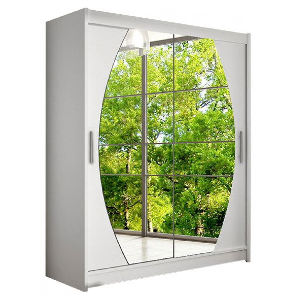 Ντουλάπα Westa VIII συρόμενη-Leuko