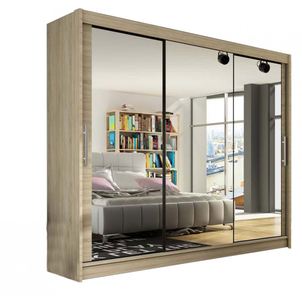 Ντουλάπα Aston III συρόμενη-Fusiko