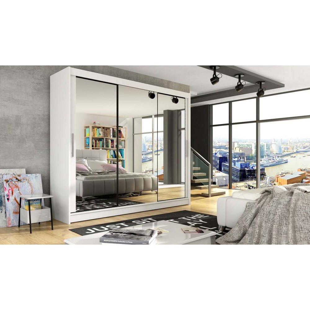 Ντουλάπα Aston III συρόμενη-Leuko