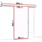 Συρόμενη πόρτα Malibu-Karudi-Μήκος: 86 εκ.