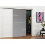 Συρόμενη πόρτα Malibu Plus-Gkri-Μήκος: 106 εκ.