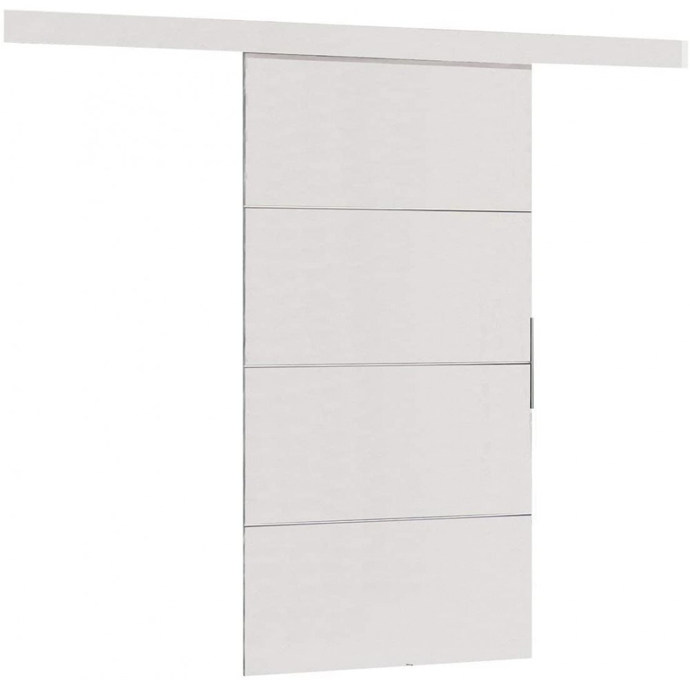 Συρόμενη πόρτα Malibu Plus-Leuko-Μήκος: 86 εκ.