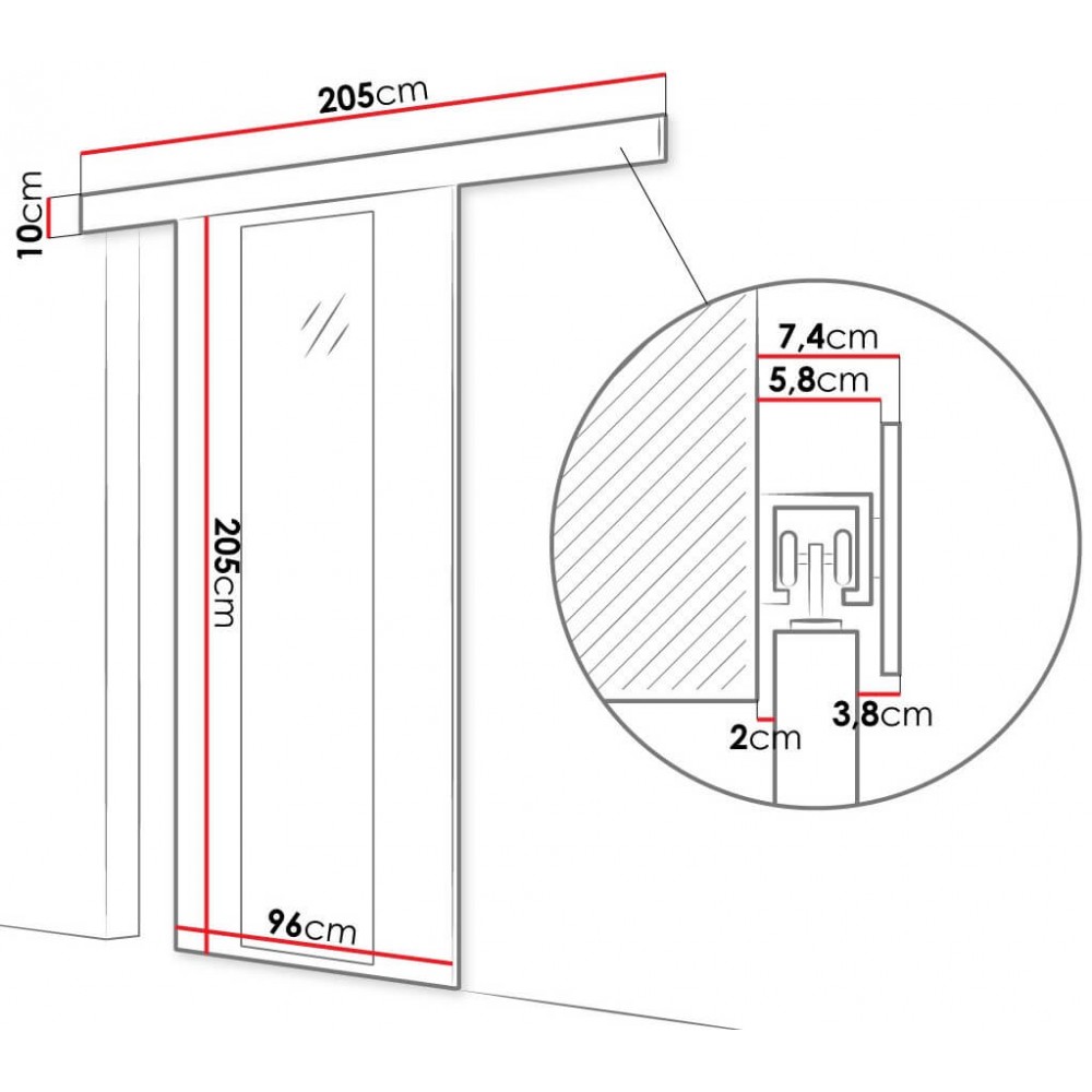 Συρόμενη πόρτα Leo IV-Fusiko