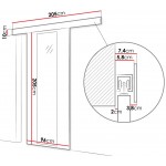 Συρόμενη πόρτα Leo IV-Leuko