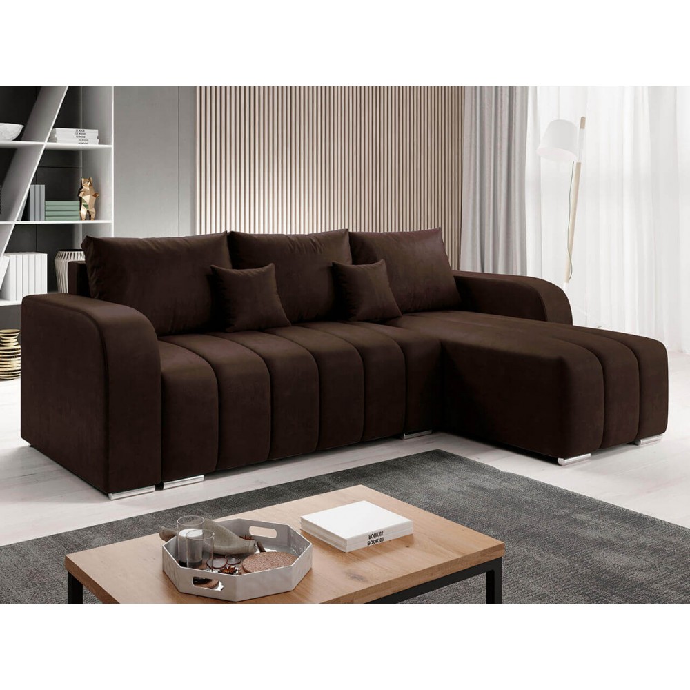 Γωνιακός καναπές Pufetto-Kafe Skouro