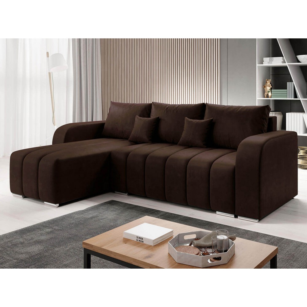 Γωνιακός καναπές Pufetto-Kafe Skouro