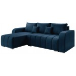 Γωνιακός καναπές Pufetto-Mple Skouro