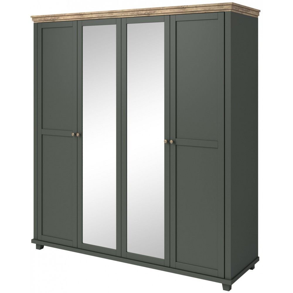 Ντουλάπα τετράφυλλη Capel-Prasino