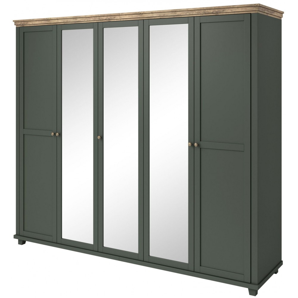 Ντουλάπα πεντάφυλλη Capel-Prasino