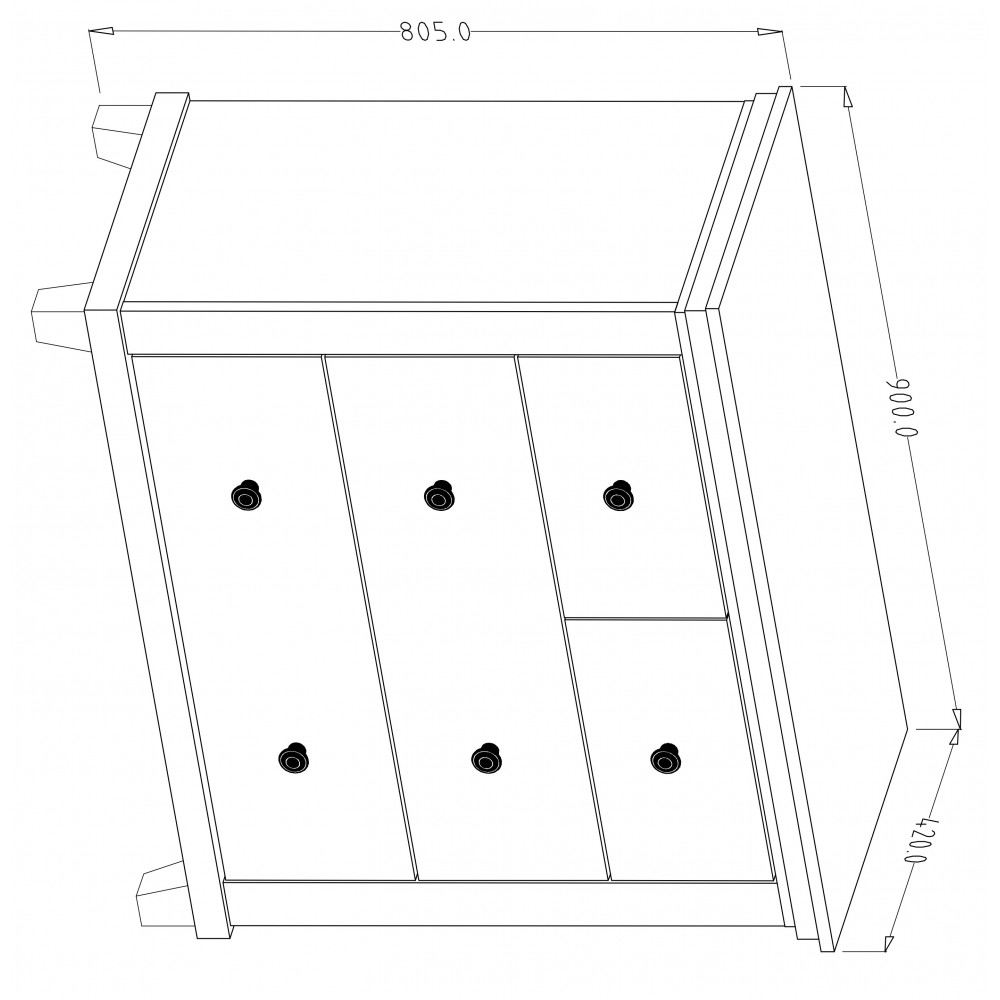Συρταριέρα Capel 4S-Prasino