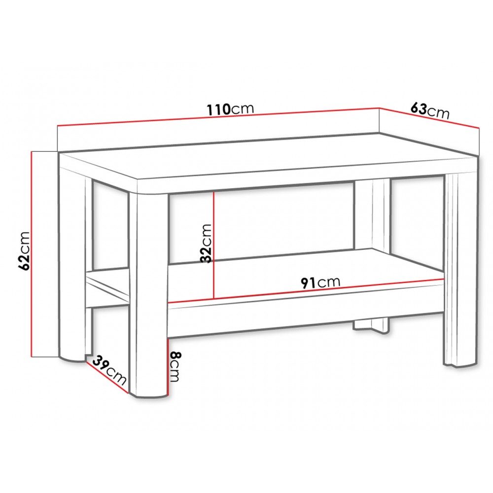Τραπεζάκι σαλονιού Livinio