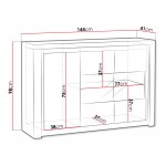 Μπουφές Livinio plus II