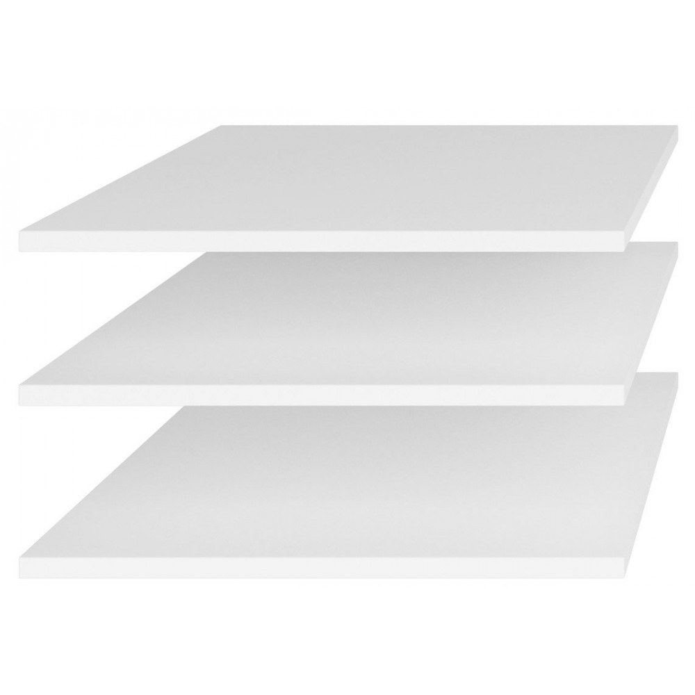 Ράφια ντουλάπας δίφυλλης Prime 3S 3τμχ-Leuko