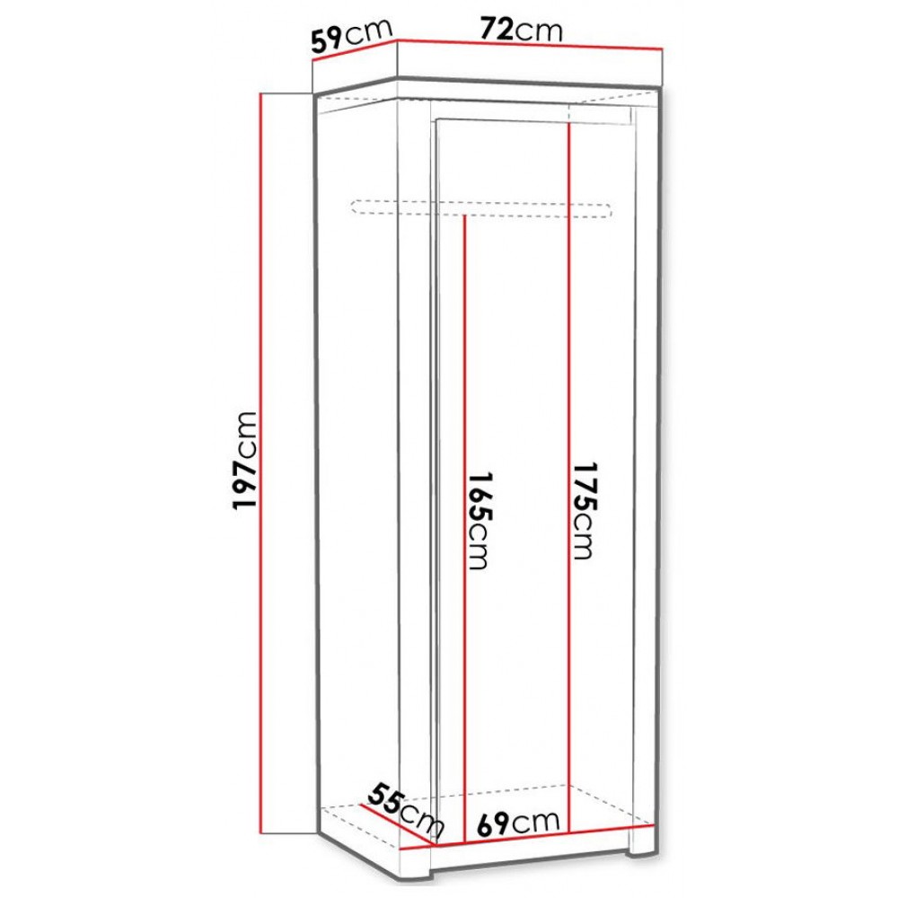 Ντουλάπα Livinio L2