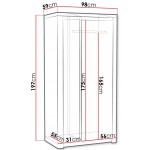 Ντουλάπα Livinio L1 δίφυλλη