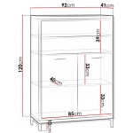 Μπουφές Mediolan AT06-Fusiko-Με ποδαρικό