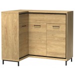 Γωνιακός μπουφές Mediolan 15K-Fusiko-Αριστερή-Με ποδαρικό