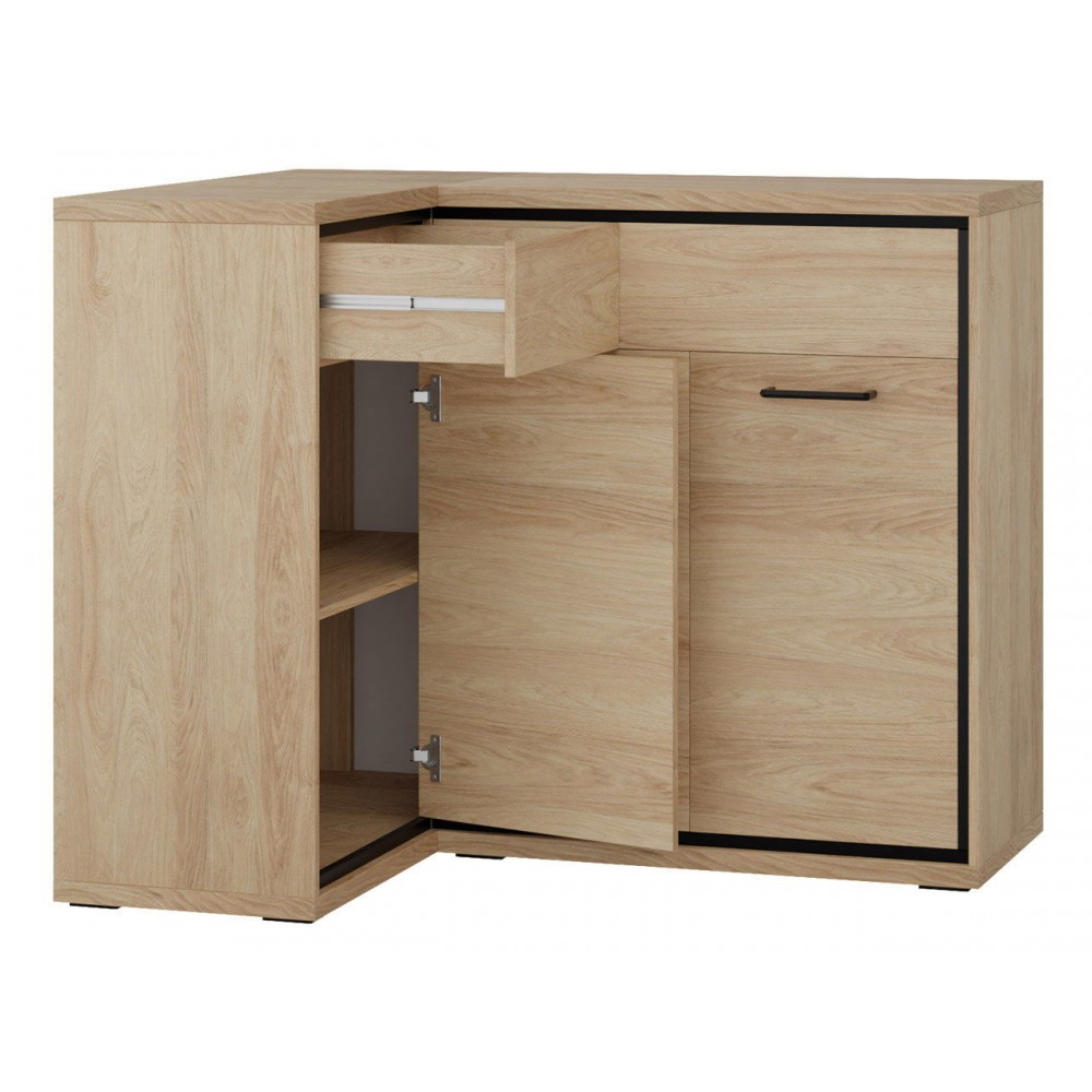 Γωνιακός μπουφές Mediolan 15K-Fusiko-Αριστερή-Χωρίς ποδαρικό