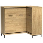 Γωνιακός μπουφές Mediolan 15K-Fusiko-Δεξιά-Με ποδαρικό