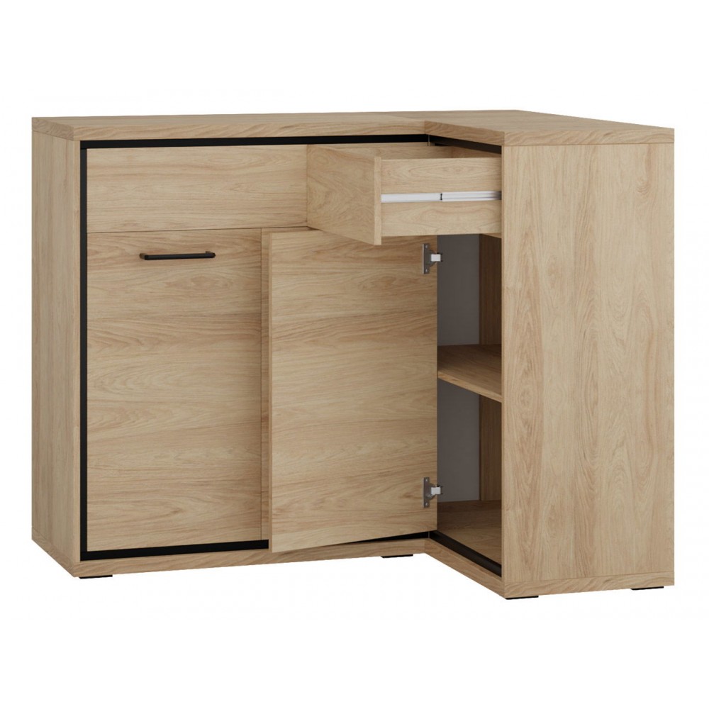 Γωνιακός μπουφές Mediolan 15K-Fusiko-Δεξιά-Με ποδαρικό