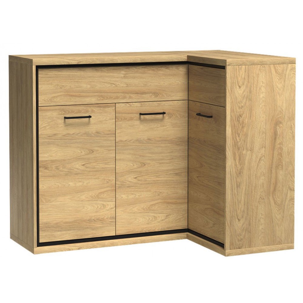 Γωνιακός μπουφές Mediolan 15K-Fusiko-Δεξιά-Χωρίς ποδαρικό