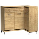 Γωνιακός μπουφές Mediolan 15K-Fusiko Special-Δεξιά-Με ποδαρικό