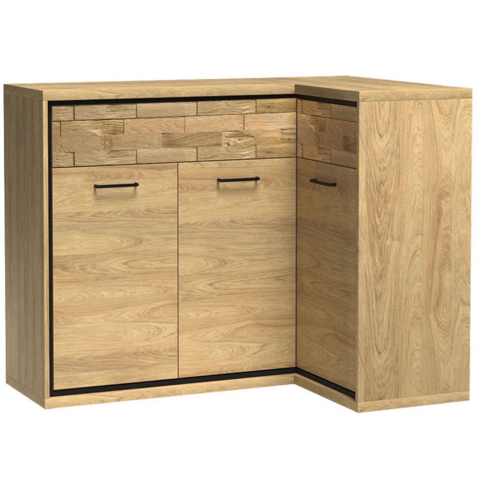 Γωνιακός μπουφές Mediolan 15K-Fusiko Special-Δεξιά-Χωρίς ποδαρικό