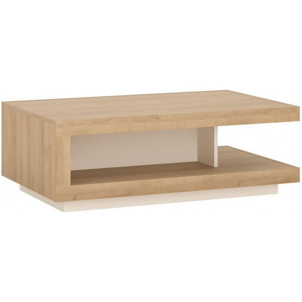 Τραπεζάκι σαλονιού Lynx -Fusiko-Leuko