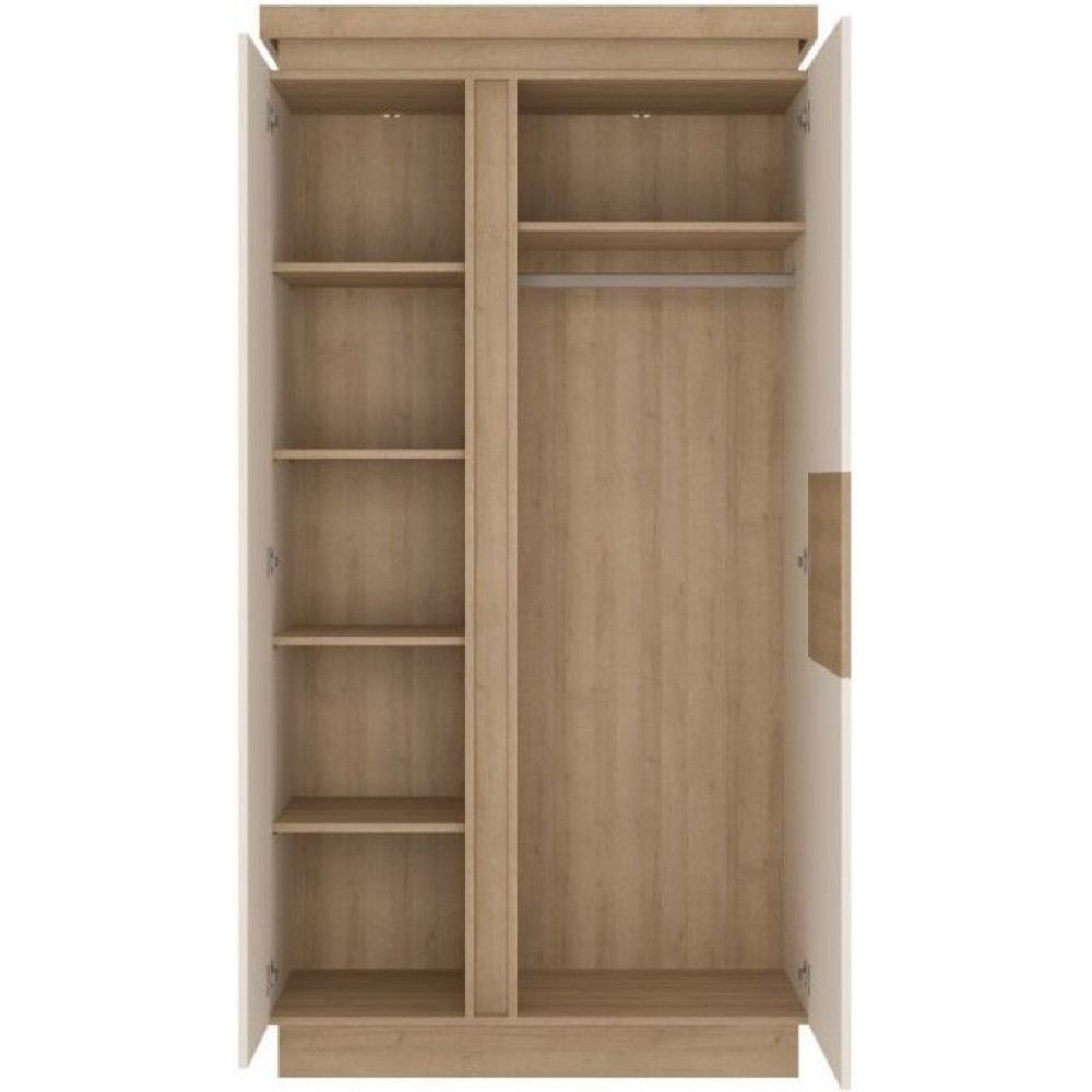 Ντουλάπα Lynx δίφυλλη-Fusiko-Leuko