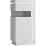 Βιτρίνα χαμηλή Lynx 1D-Aristera-Leuko