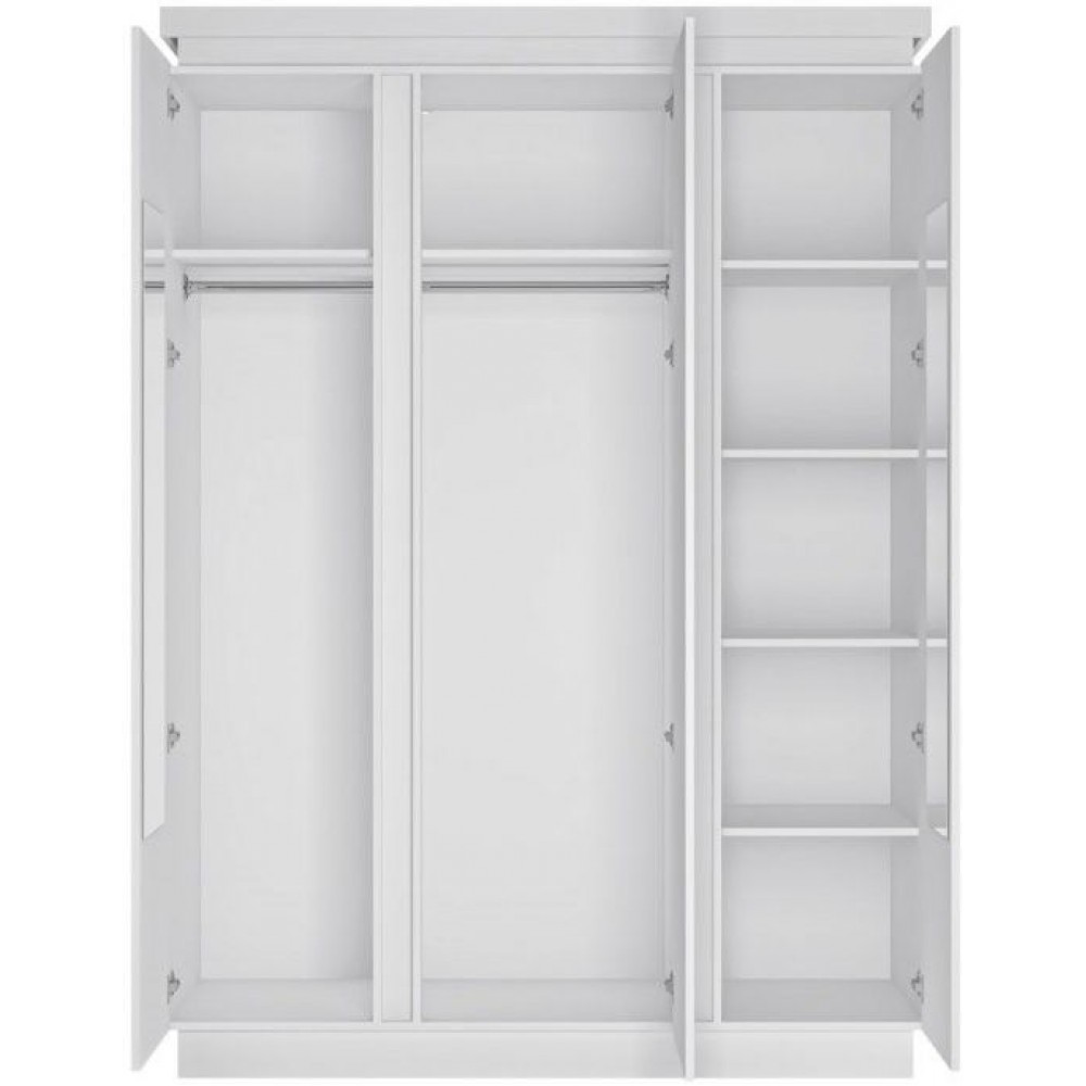 Ντουλάπα Lynx τρίφυλλη-Leuko