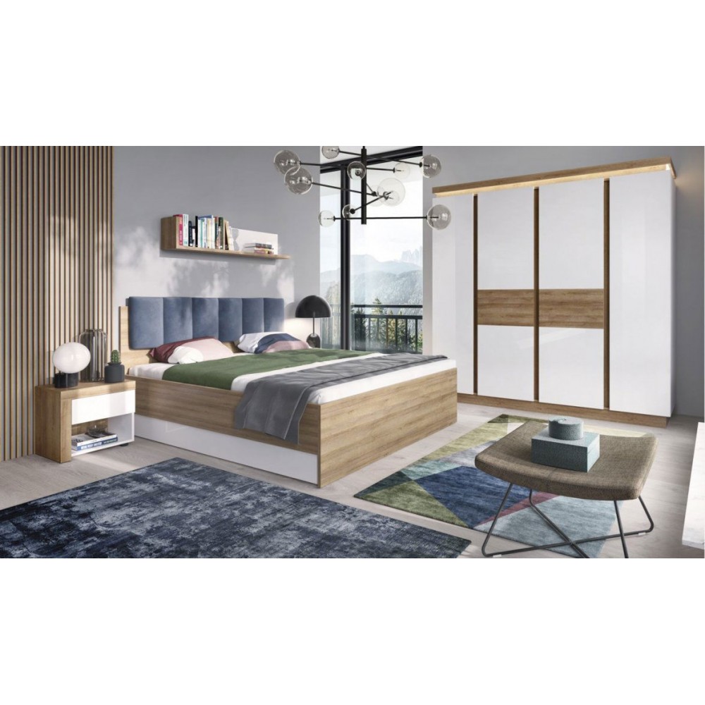 Ντουλάπα Lynx τετράφυλλη-Fusiko-Leuko