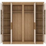 Ντουλάπα Lynx τετράφυλλη-Fusiko-Leuko