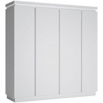 Ντουλάπα Lynx τετράφυλλη-Leuko