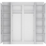 Ντουλάπα Lynx τετράφυλλη-Leuko