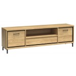 Έπιπλο τηλεόρασης Mediolan-Fusiko-Μήκος: 181 εκ.-Με ποδαρικό