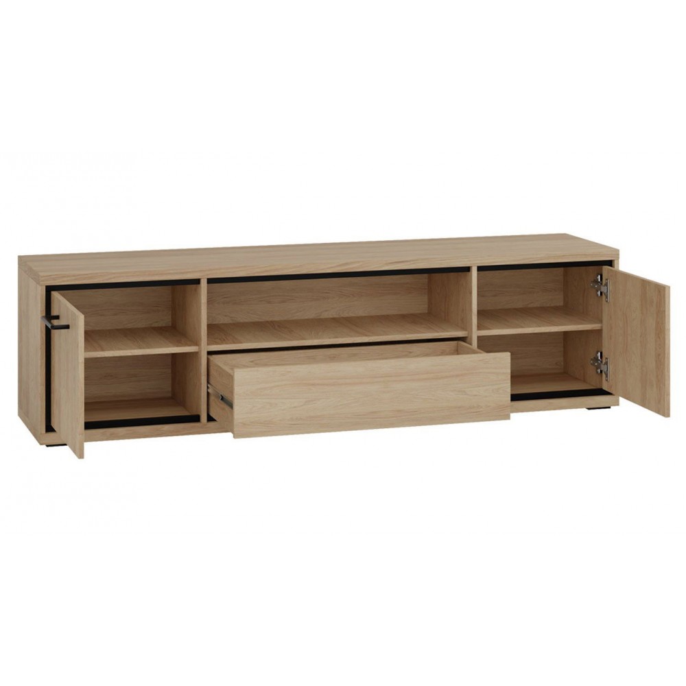 Έπιπλο τηλεόρασης Mediolan-Fusiko-Μήκος: 181 εκ.-Με ποδαρικό