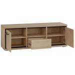 Έπιπλο τηλεόρασης Mediolan-Fusiko Special-Μήκος: 139 εκ.-Με ποδαρικό