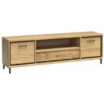 Έπιπλο τηλεόρασης Mediolan-Fusiko Special-Μήκος: 181 εκ.-Με ποδαρικό