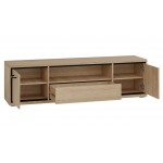 Έπιπλο τηλεόρασης Mediolan-Fusiko Special-Μήκος: 181 εκ.-Με ποδαρικό